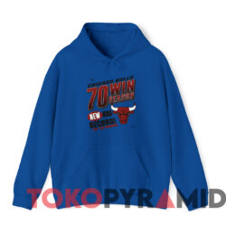 Vintage Chicago Bulls 70 Win Season NBA T-shirt 3 Vintage Chicago Bulls 70 Win Season Nba T shirt Blue Hoodie