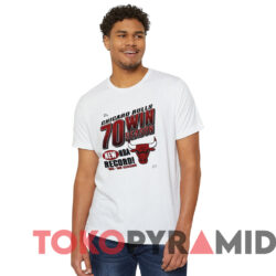Vintage Chicago Bulls 70 Win Season Nba T shirt White T shirt
