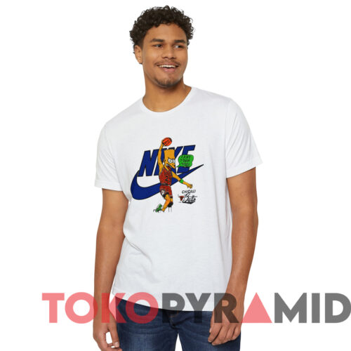 Vintage Chicago Bulls Bart Simpson Michael Jordan T shirt White T shirt