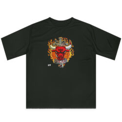 Vintage Chicago Bulls Basketball Fire Nba T shirt