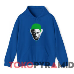 Vintage Chicago Bulls Dennis Rodman Big Head Promo T-Shirt 2 Vintage Chicago Bulls Dennis Rodman Big Head Promo Nike T shirt Blue Hoodie