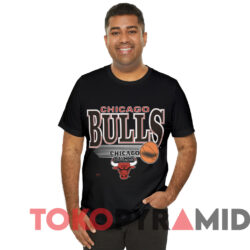 Vintage Chicago Bulls Logo 7 Nba T shirt Black T shirt