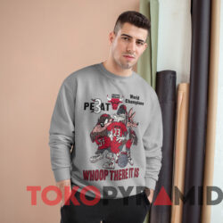 Chicago Bulls Looney Tunes 3 Peat Whoop There It Is T-shirt 2 Vintage Chicago Bulls Looney Tunes 3 Peat Whoop There It Is T shirt Grey Sweatshirt