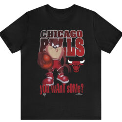 Chicago Bulls Looney Tunes Taz You Want Some T-shirt 5 Vintage Chicago Bulls Looney Tunes Taz You Want Some T shirt