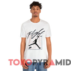 Vintage Chicago Bulls Michael Jordan Flight T shirt White T shirt