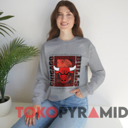 Vintage Chicago Bulls National Basketball Association T-shirt 2 Vintage Chicago Bulls National Basketball Association T shirt Grey Sweatshirt