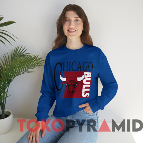 Vintage Chicago Bulls Nba Basketball T shirt Blue Sweatshirt Vintage Chicago Bulls Nba Basketball T shirt Blue Sweatshirt