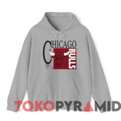 Vintage Chicago Bulls NBA Basketball T-shirt 2 Vintage Chicago Bulls Nba Basketball T shirt Grey Hoodie