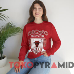Vintage Chicago Bulls Nba Basketball T shirt Red Sweatshirt
