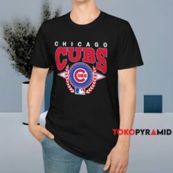 Vintage Chicago Cubs Big Logo Shirt Black T shirt
