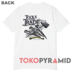 Vintage Christian Bible Matthew 16:25 Tools of the Trade Very Rare Religious Shirt 2 Vintage Christian Bible Matthew 16:25 Tools Of The Trade Religious Back Side White T shirt