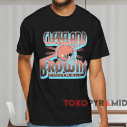 Vintage Cleveland Browns Football Shirt Black T shirt