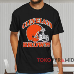 Vintage Cleveland Browns Helmet Shirt Black T shirt