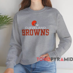 Vintage Cleveland Browns NFL Shirt 3 Vintage Cleveland Browns Nfl Shirt Grey Sweatshirt