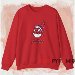 Vintage Cleveland Indians Logo Shirt Red Sweatshirt