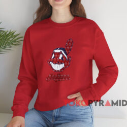 Vintage Cleveland Indians Logo Shirt Red Sweatshirt