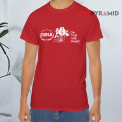 Vintage Coble Dairy The Fresh Milk People Shirt 4 Vintage Coble Dairy The Fresh Milk People Red T shirt