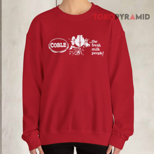 Vintage Coble Dairy The Fresh Milk People Sweatshirt Vintage Coble Dairy The Fresh Milk People Sweatshirt