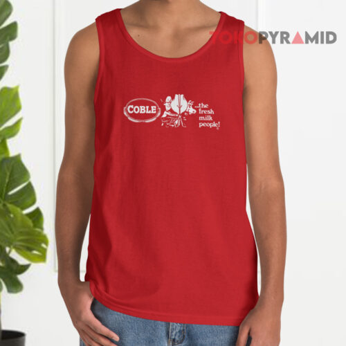 Vintage Coble Dairy The Fresh Milk People Tank Top Vintage Coble Dairy The Fresh Milk People Tank Top
