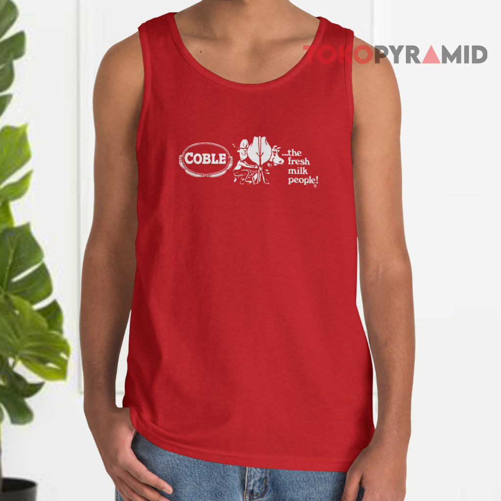 Vintage Coble Dairy The Fresh Milk People Tank Top Vintage Coble Dairy The Fresh Milk People Tank Top