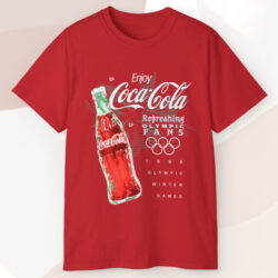 Vintage Coca Cola Enjoy 1998 Olympic Games T shirt