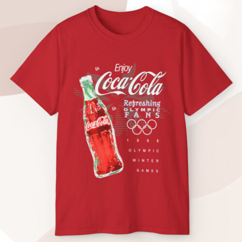 Vintage Coca Cola Enjoy 1998 Olympic Games T shirt Vintage Coca Cola Enjoy 1998 Olympic Games T shirt