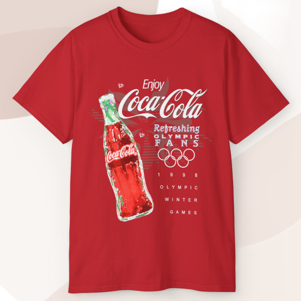 Vintage Coca Cola Enjoy 1998 Olympic Games T shirt Vintage Coca Cola Enjoy 1998 Olympic Games T shirt