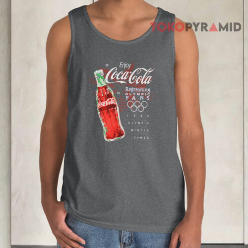 Vintage Coca Cola Enjoy 1998 Olympic Games Tank Top Vintage Coca Cola Enjoy 1998 Olympic Games Tank Top
