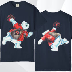 Vintage Coca cola Polar Bear Bowling T shirt
