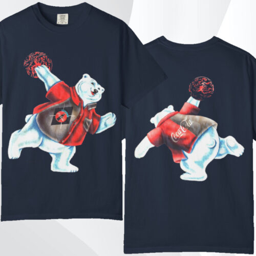 Vintage Coca cola Polar Bear Bowling T shirt Vintage Coca cola Polar Bear Bowling T shirt