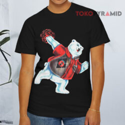 Vintage Coca cola Polar Bear Bowling T shirt Front