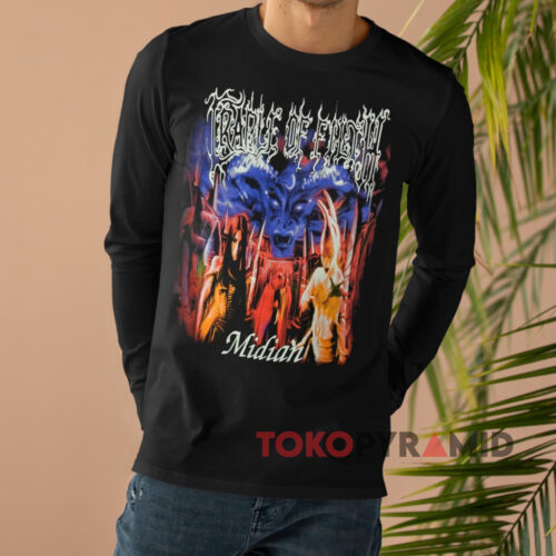 Vintage Cradle Of Filth Midian Black Long sleeved Vintage Cradle Of Filth Midian Black Long sleeved