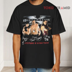 Vintage D generation Attitude Is Everything Black T shirt