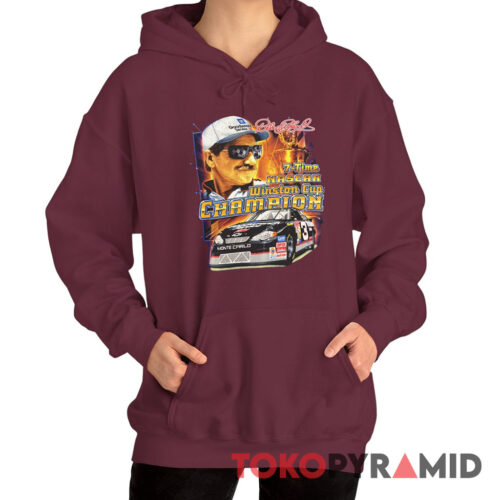 Vintage Dale Earnhardt 7 Time Nascar Winston Cup Champion Hoodie