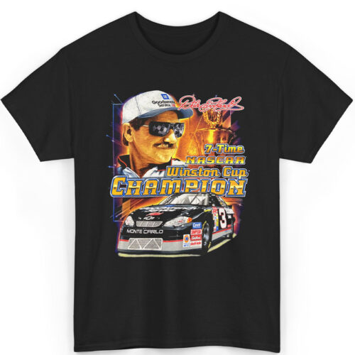 Vintage Dale Earnhardt 7 Time Nascar Winston Cup Champion T Shirt