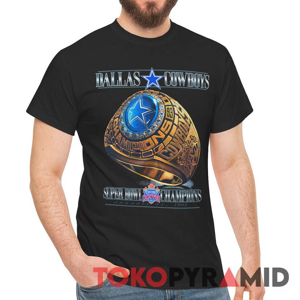 Vintage Dallas Cowboys 1993 Super Bowl XXVII Ring Champions Shirt Vintage Dallas Cowboys 1993 Super Bowl XXVII Ring Champions Shirt