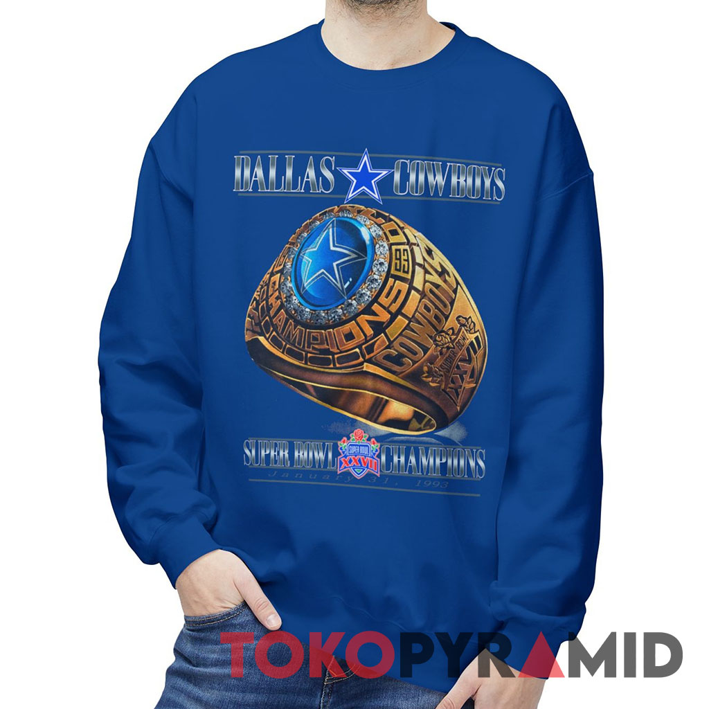 Vintage Dallas Cowboys 1993 Super Bowl XXVII Ring Champions Sweatshirt Vintage Dallas Cowboys 1993 Super Bowl XXVII Ring Champions Sweatshirt
