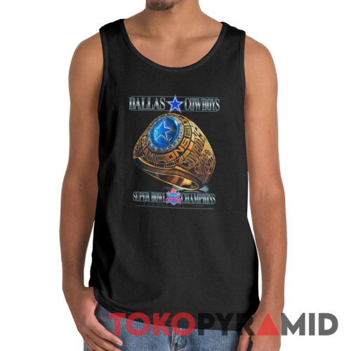 Vintage Dallas Cowboys 1993 Super Bowl XXVII Ring Champions Tank Top Vintage Dallas Cowboys 1993 Super Bowl XXVII Ring Champions Tank Top
