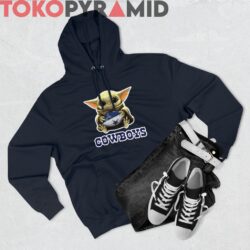 Vintage Dallas Cowboys Baby Yoda Rare Navy Hoodie