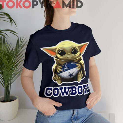 Vintage Dallas Cowboys Baby Yoda Rare Navy Tee Vintage Dallas Cowboys Baby Yoda Rare Navy Tee