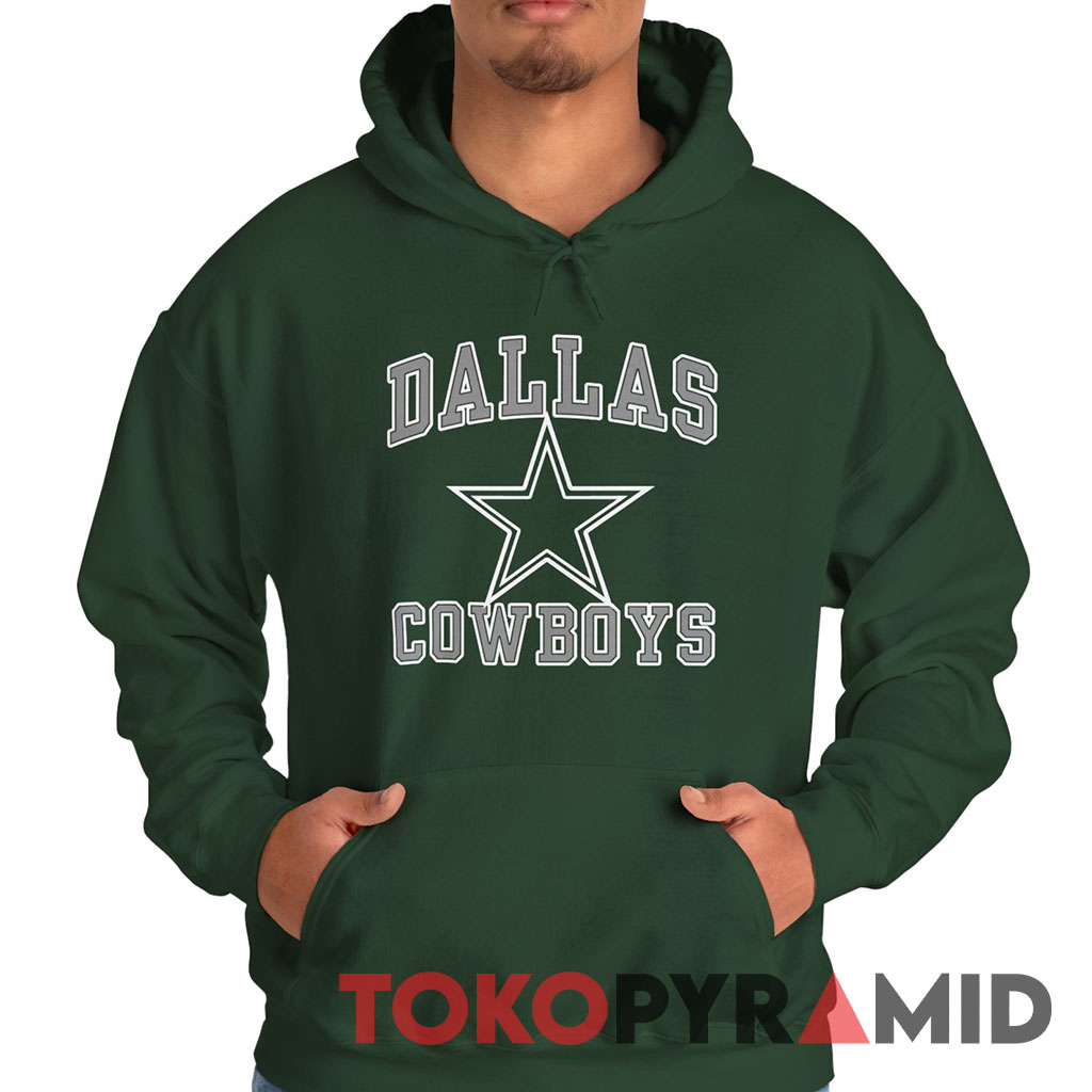 Vintage Dallas Cowboys Spell Out Logo Star NFL Rare Hoodie Vintage Dallas Cowboys Spell Out Logo Star NFL Rare Hoodie