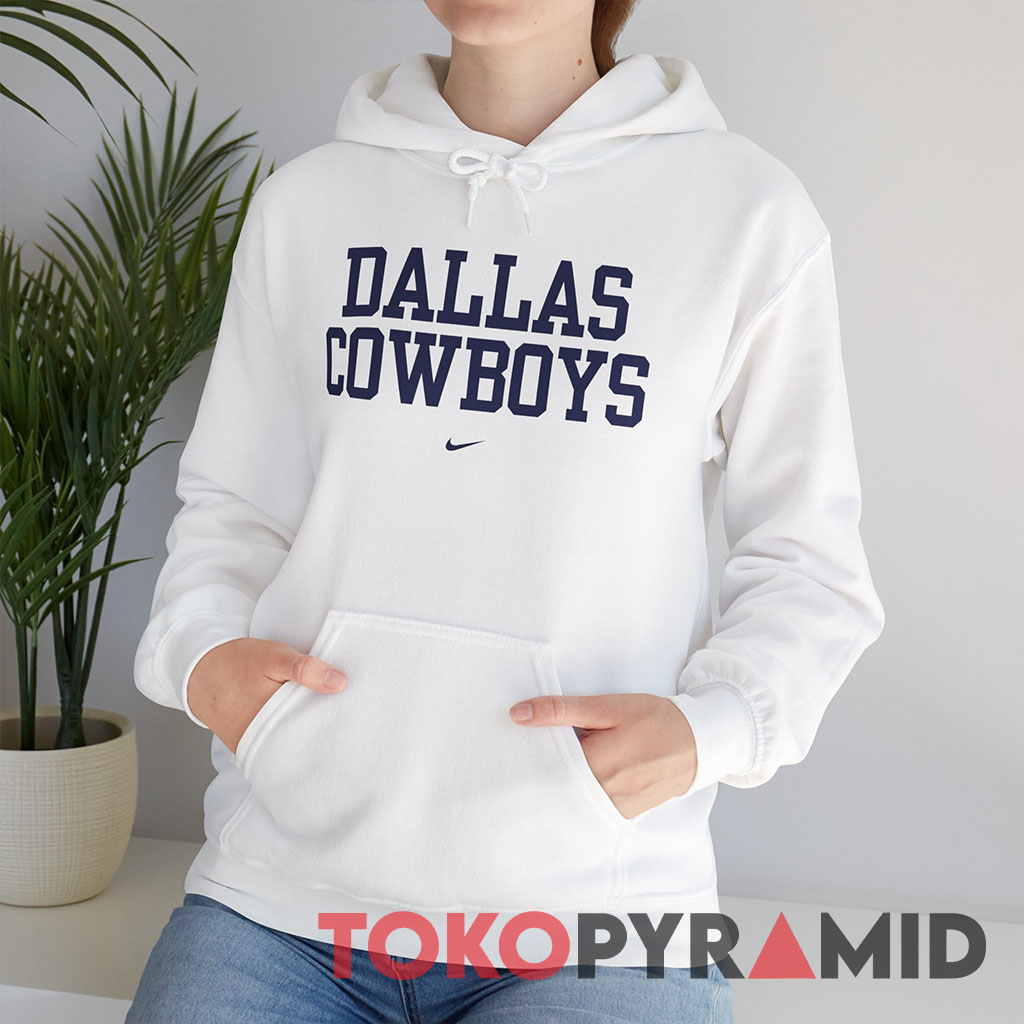 Vintage Dallas Cowboys Spell Out Nike Logo Unique Hoodie Vintage Dallas Cowboys Spell Out Nike Logo Unique Hoodie
