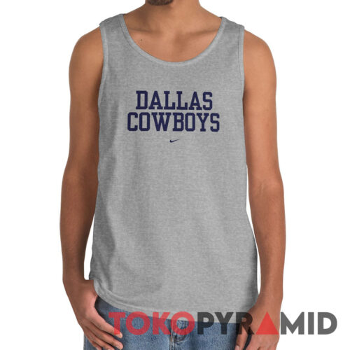 Vintage Dallas Cowboys Spell Out Nike Logo Unique Tank Top Vintage Dallas Cowboys Spell Out Nike Logo Unique Tank Top