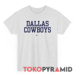 Vintage Dallas Cowboys Spell Out Nike Logo Unique Tee