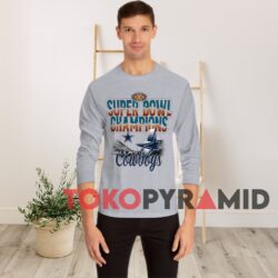 Vintage Dallas Cowboys Super Bowl XXX Champions Stadium Unique T-shirt 2 Vintage Dallas Cowboys Super Bowl XXX Champions Stadium Grey Long Sleeve