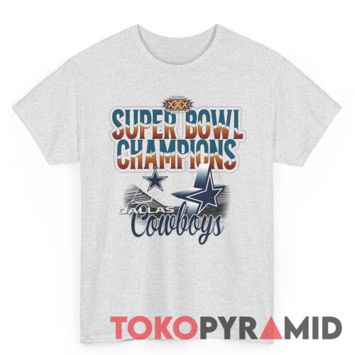 Vintage Dallas Cowboys Super Bowl XXX Champions Stadium Unique T Shirt Vintage Dallas Cowboys Super Bowl XXX Champions Stadium Unique T Shirt