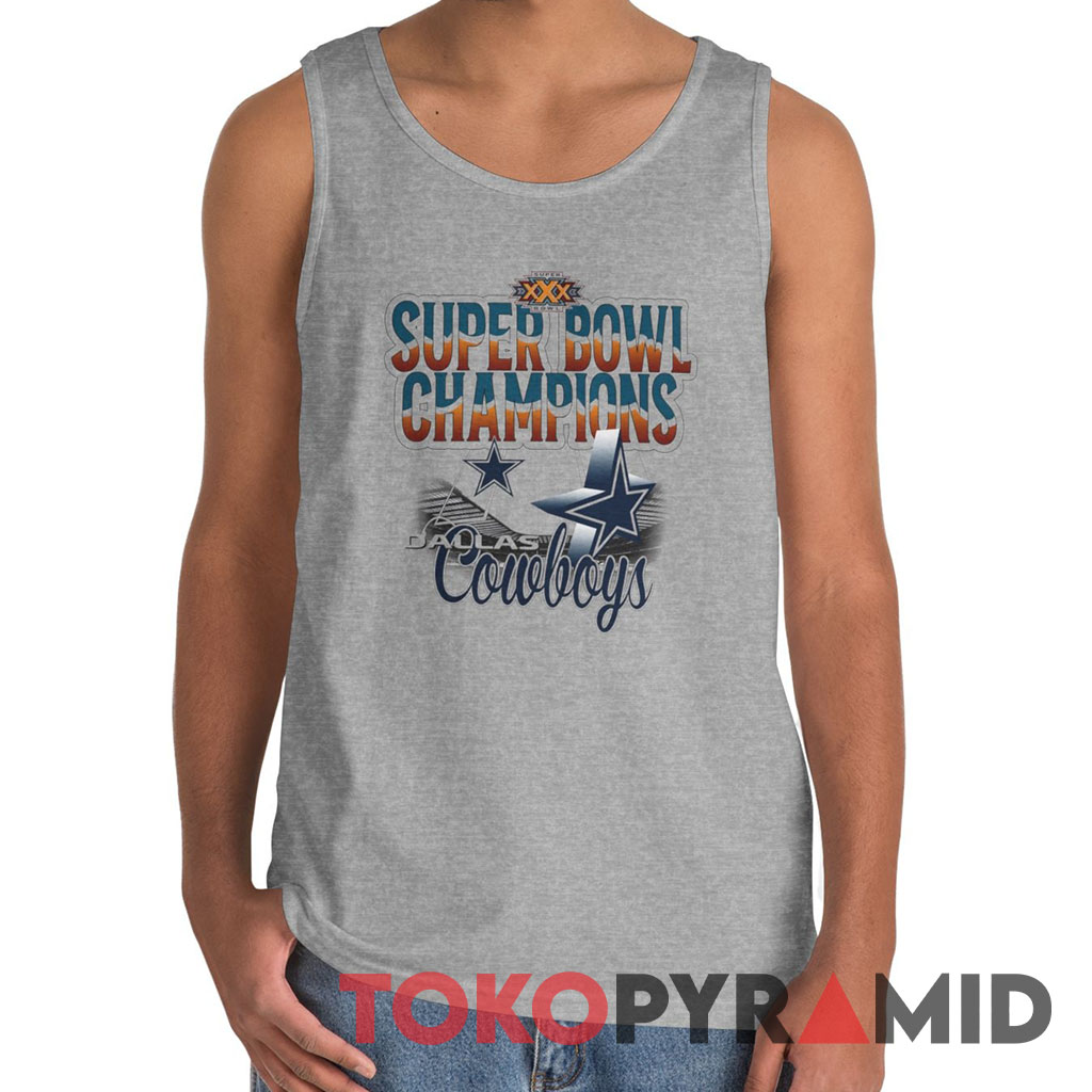 Vintage Dallas Cowboys Super Bowl XXX Champions Stadium Unique Tank Top Vintage Dallas Cowboys Super Bowl XXX Champions Stadium Unique Tank Top