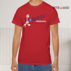 Vintage DARE Graduate Shirt Drug Abuse Resistance Education 4 Vintage Dare Graduate Shirt Drug Abuse Resistance Education Red T shirt