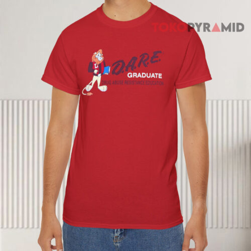Vintage Dare Graduate Shirt Drug Abuse Resistance Education Red T shirt Vintage Dare Graduate Shirt Drug Abuse Resistance Education Red T shirt