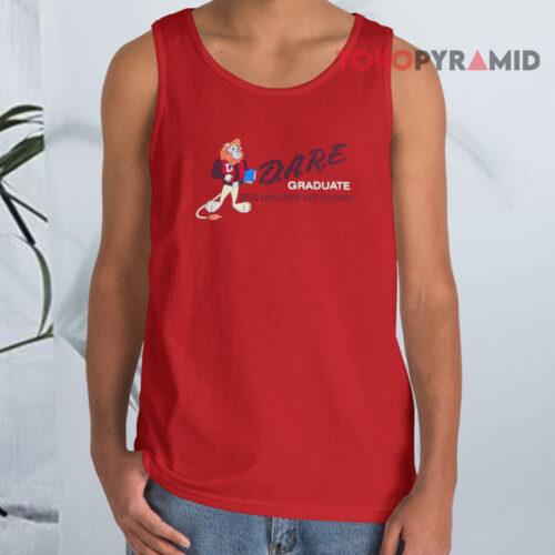 Vintage Dare Graduate Shirt Drug Abuse Resistance Education Tank Top Vintage Dare Graduate Shirt Drug Abuse Resistance Education Tank Top